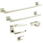 Delta Pivotal Double Robe Hook, Polished Nickel thumbnail 2