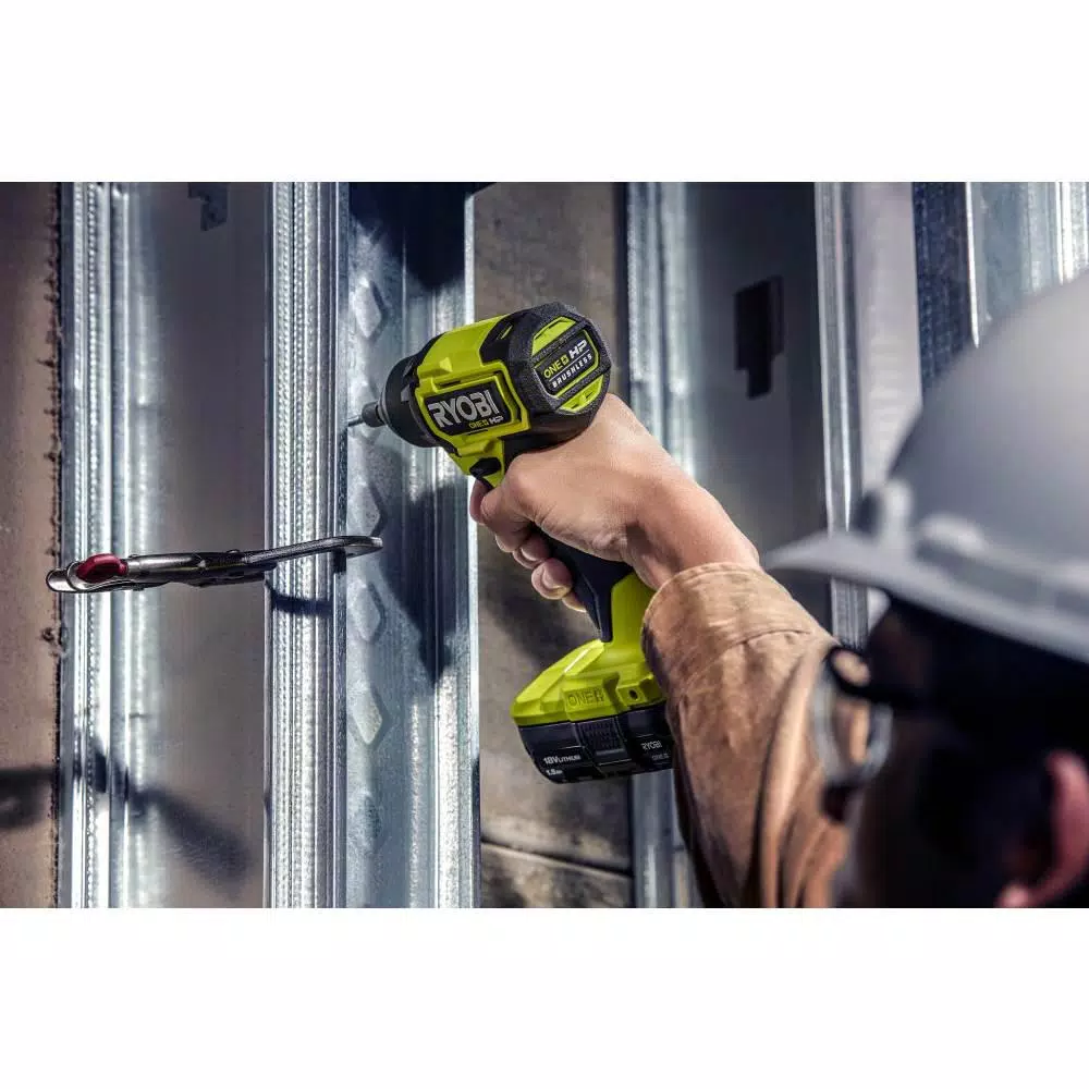 RYOBI ONE+ HP 18V Brushless Cordless Compact 3-Tool Combo Kit (Drill/Driver, Impact Driver, Impact Wrench)