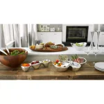 Nambe Alloy Triple Condiment Server, 6 oz. Each Section, Silver thumbnail 3