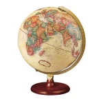 Replogle Piedmont 12 in. Political Desk Globe with Mahogany Hardwood Base thumbnail 1