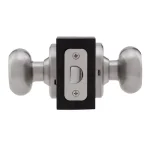 Weslock Savannah Satin Nickel Passage Door Knob for Hallway and Closet thumbnail 2