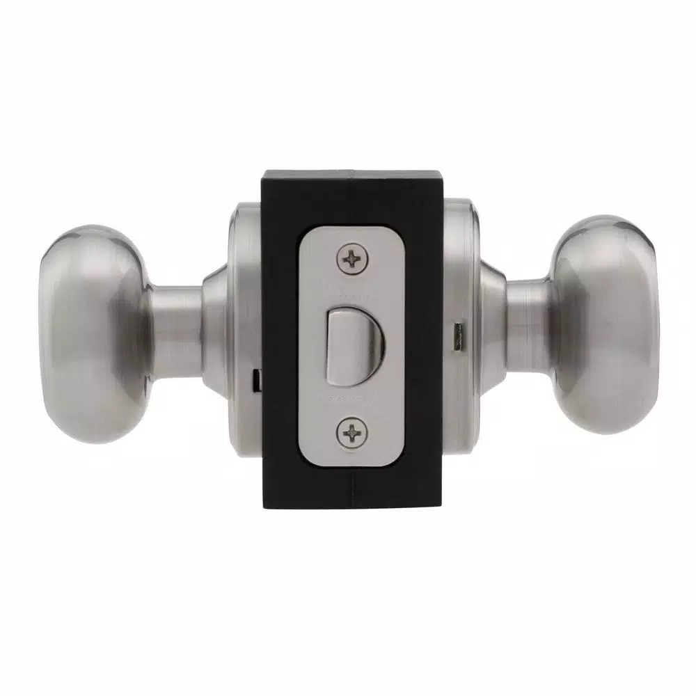 Weslock Savannah Satin Nickel Passage Door Knob for Hallway and Closet