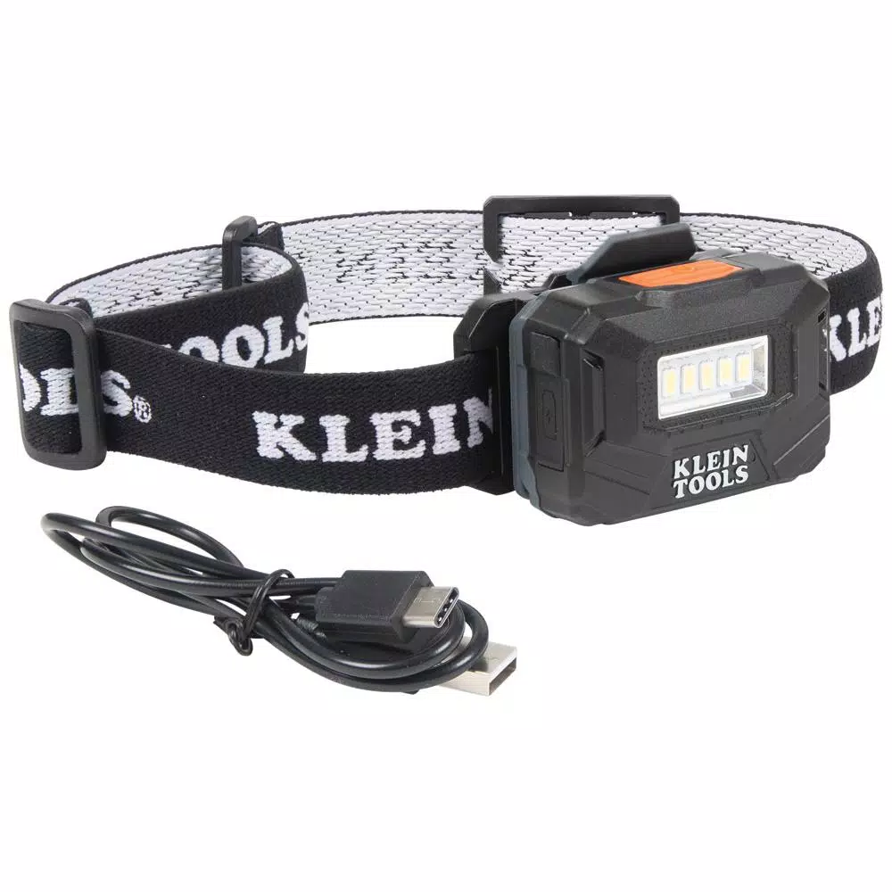 Klein Tools Rechargeable Light Array LED Headlamp with Fabric Strap