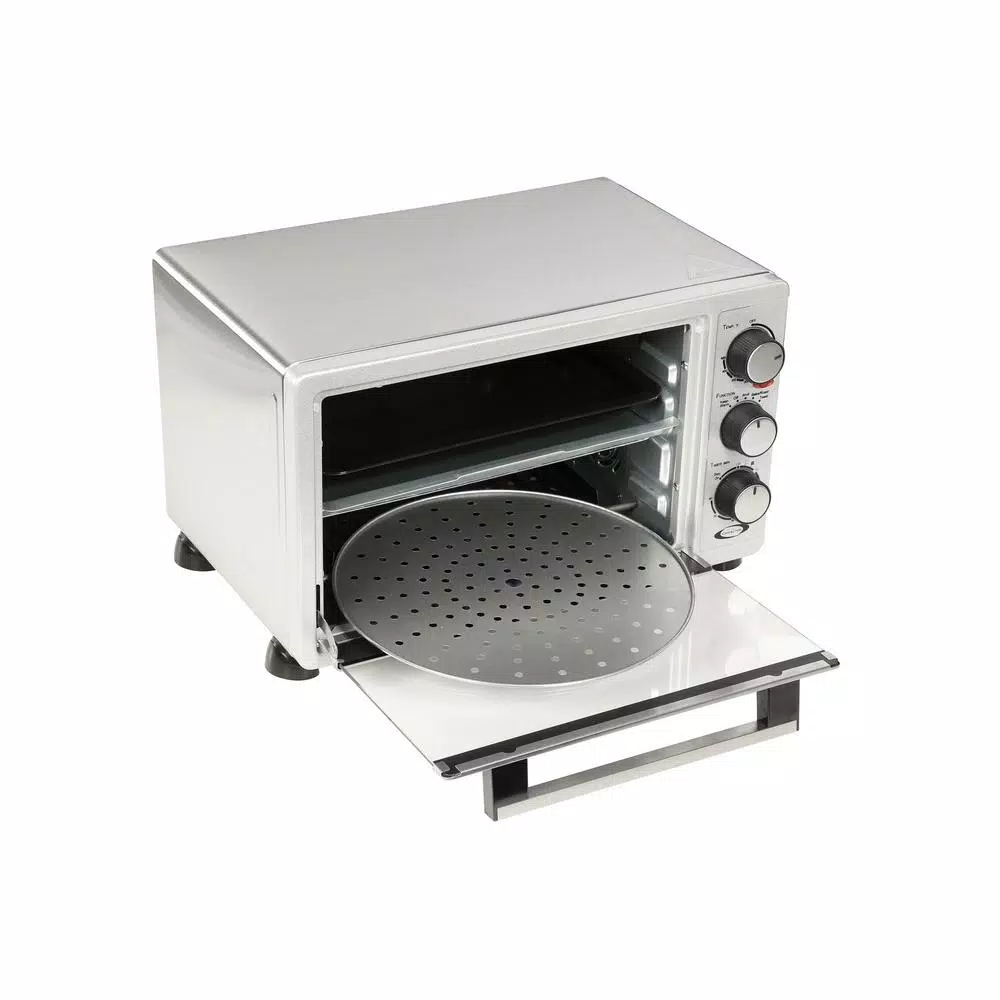 Rosewill RHTO-17001 1500W Stainless Steel 6-Slice Toaster Oven with Convection and Broiler