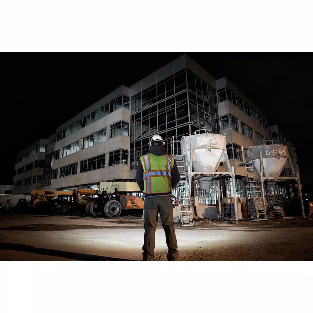 Milwaukee 475 Lumens LED Rechargeable Hard Hat Headlamp with BOLT White Type 1 Class C Vented Hard Hat