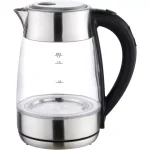 Frigidaire 7.2-Cup Silver Glass Electric Kettle with Digital Temperature Control thumbnail 1