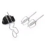 Better Chef 5-Speed Electric Hand Mixer with Stainless Steel Beaters and Dough Hooks, Red thumbnail 3