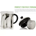 Ovente 2.5-Cup Glass Tea Maker with Removable Stainless Steel Infuser and Measuring Scoop thumbnail 4