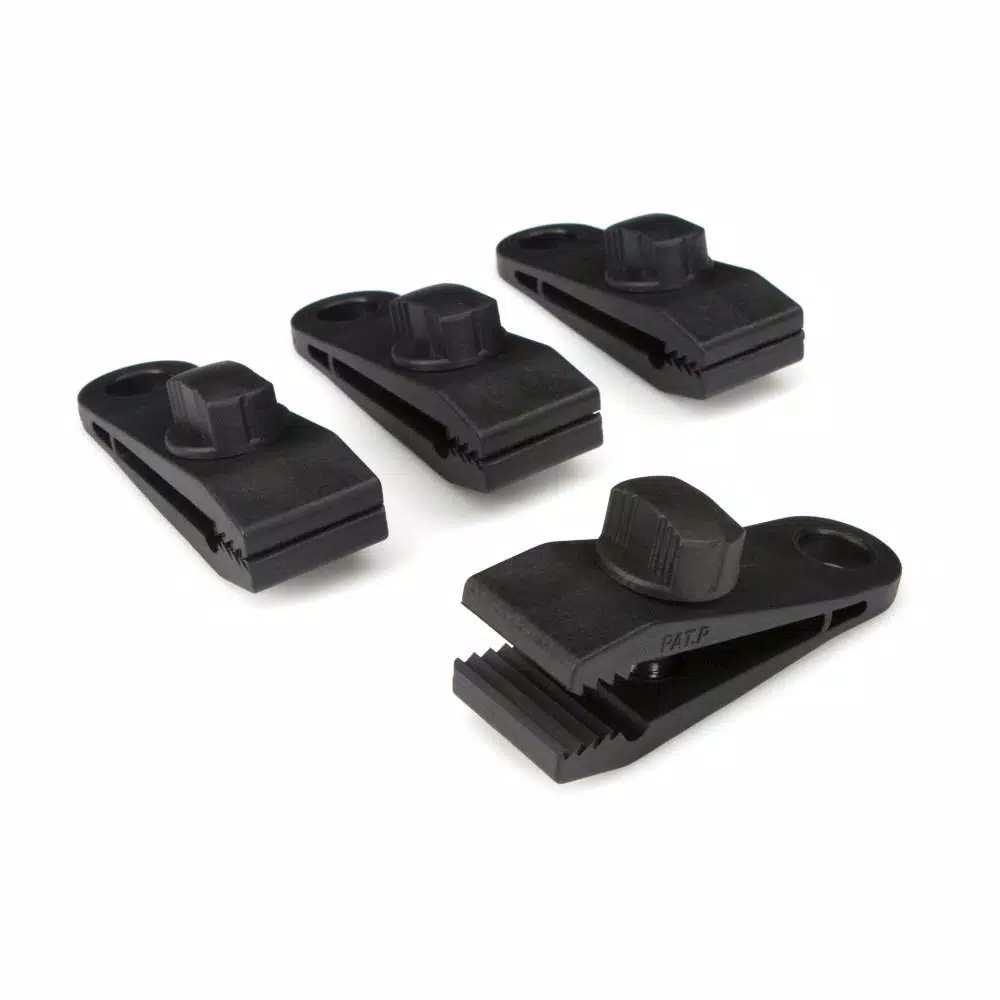 TEKTON Tarp Clips, 4-Piece Set for Securing Canopies and Covers