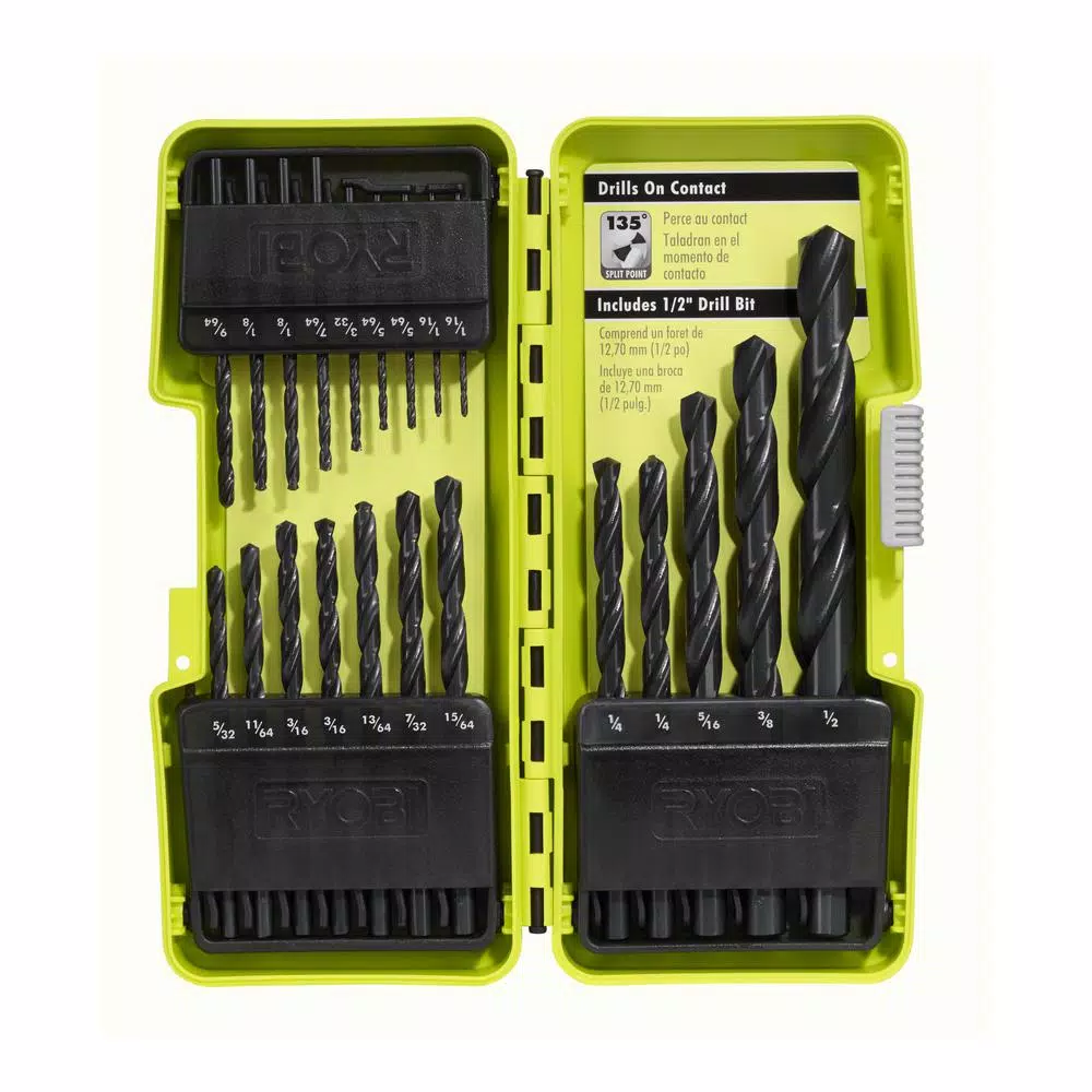 RYOBI 61-Piece Drill Bit and Impact Rated Driving Bit Set