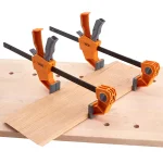 BORA Heavy-Duty 4-Piece Pistol Grip Clamp Set, 12 in. and 24 in. thumbnail 3