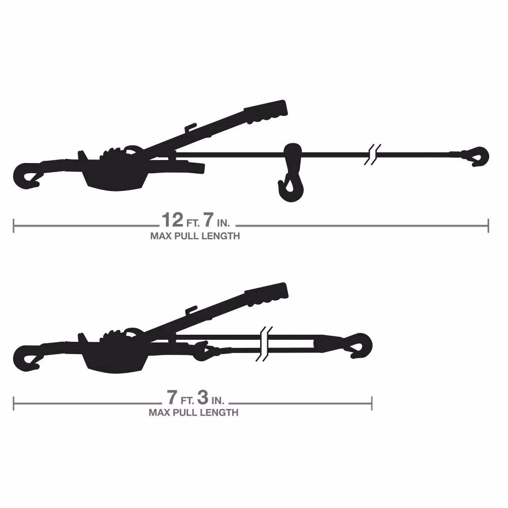 TEKTON 4 Ton Dual Gear Power Puller with 1/4 in. Aircraft-Grade Steel Cable