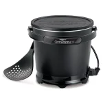 Presto GranPappy Deep Fryer, 1.5 Quart Electric Countertop Fryer with Non-Stick Surface, Black thumbnail 2