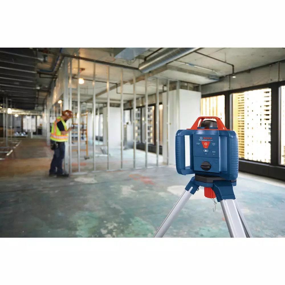 Bosch GRL800-20HVK Self-Leveling Rotary Laser Level Kit, 800 ft. Range, Reconditioned
