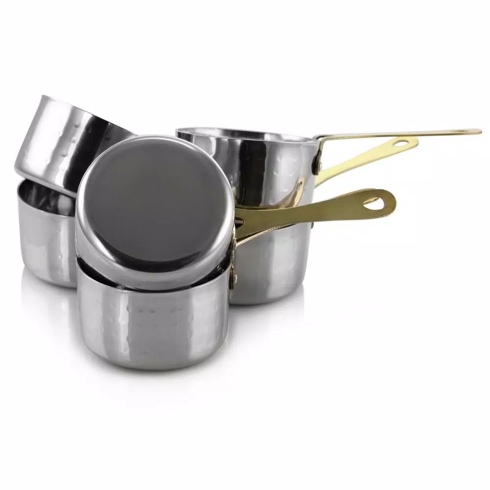 Gibson Home Lannister by Gibson 0.4 qt. Stainless Steel Mini Sauce Pan, 6-Pack