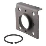 CURT Replacement Swivel Jack Mounting Bracket, Bolt-Through Design thumbnail 3