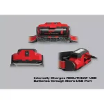 Milwaukee 475 Lumens LED Rechargeable Hard Hat Headlamp with BOLT White Type 1 Class C Vented Hard Hat thumbnail 5