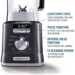 Calphalon 1100-Watt Auto-Speed Blender with 67 oz. Tritan Jar and Blend-N-Go Cup, Dark Stainless Steel thumbnail 5