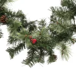 National Tree Company 9 ft. Unlit Cashmere Artificial Garland with Pinecones and Red Berries thumbnail 4