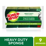 Scotch-Brite Heavy-Duty Scrub Sponge, 9-Pack thumbnail 2
