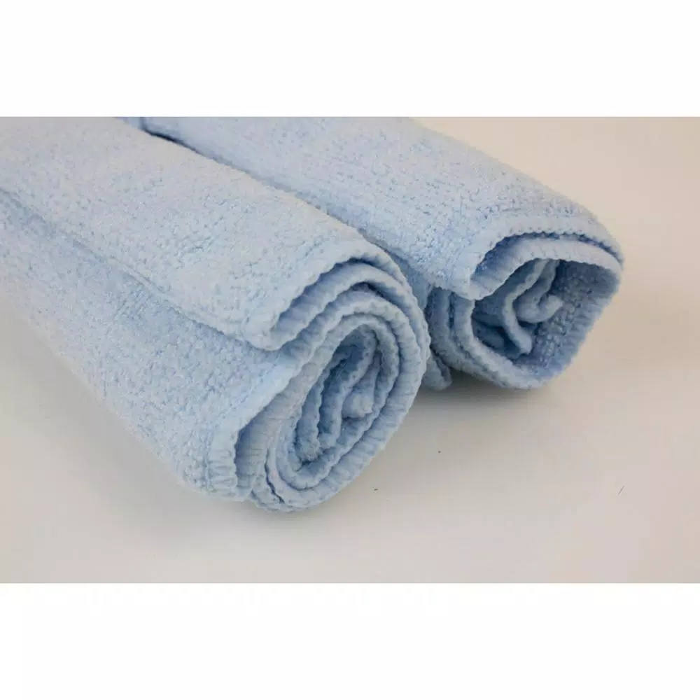 Endust Extra-Large Microfiber Cleaning Cloths, 15 in. x 15 in., Blue (6-Pack)