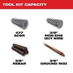 Milwaukee M18 FORCE LOGIC Cordless Cable Cutter Kit with 477 ACSR Jaws, 2.0Ah Battery & Charger thumbnail 3