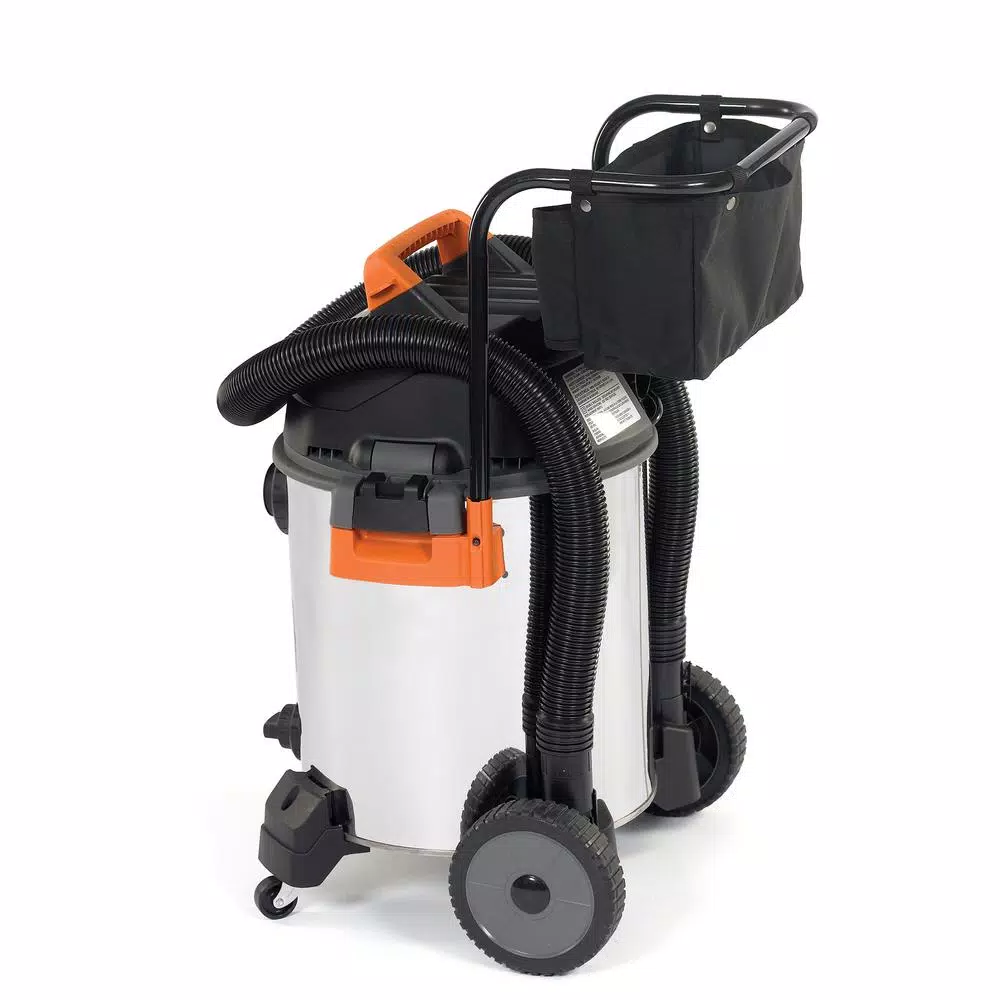 RIDGID 16 Gal. 6.5 Peak HP Stainless Steel Wet/Dry Shop Vacuum with 2.5 in. Locking Accessories