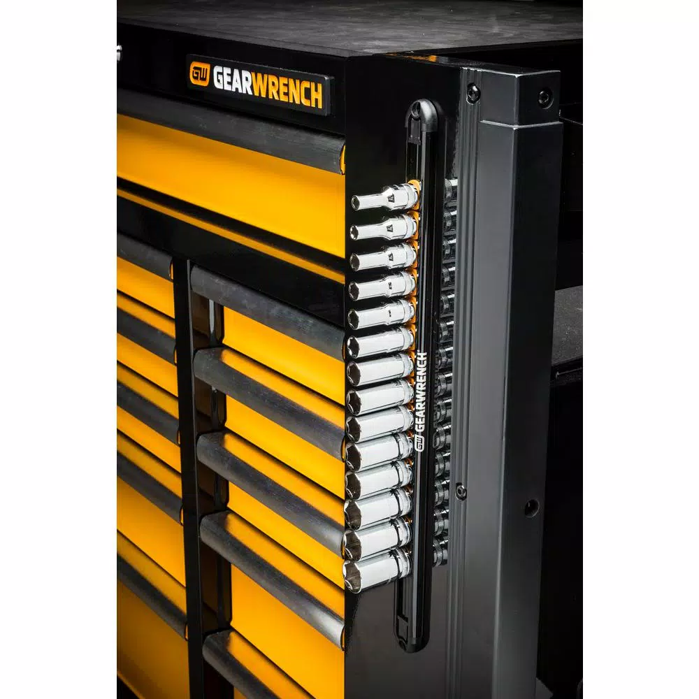 GEARWRENCH 1/4 in. Drive Magnetic Socket Rack with 14 Rotating Studs