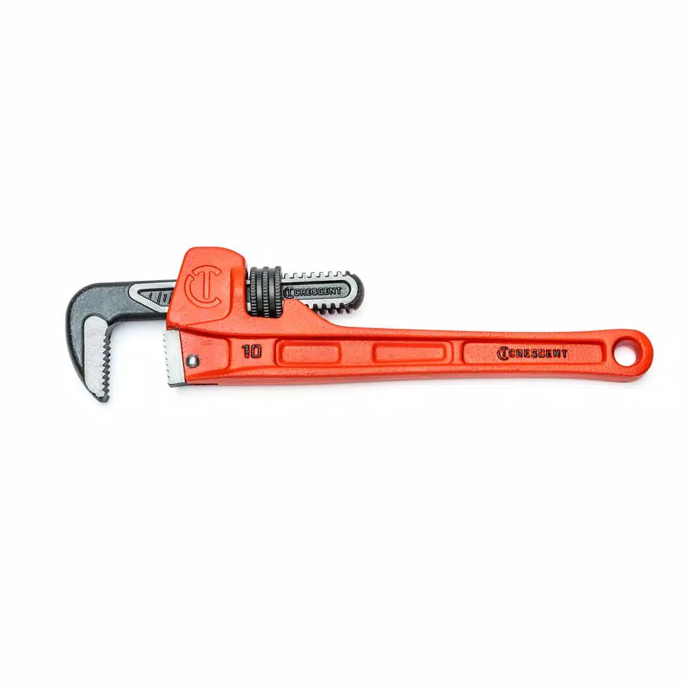 Crescent 10 in. Cast Iron Pipe Wrench with Slim-Jaw Design