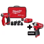 Milwaukee M12 FUEL 4-in-1 Installation Drill Driver & SURGE Impact Driver Combo Kit thumbnail 1
