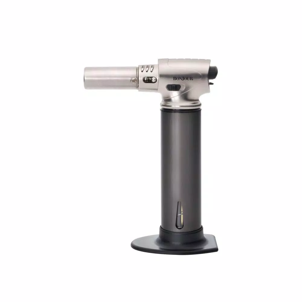 BonJour Professional Aluminum Culinary Chef's Torch for Creme Brulee and Pastry
