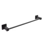 Glacier Bay Farrington 18 in. Single Towel Bar, Matte Black thumbnail 1