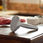 Unbranded 3.5 in. Chrome Plated Meat Tenderizer with Reversible Base thumbnail 6
