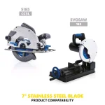 Evolution Power Tools Evolution 7 in. 48-Teeth Carbide Metal Cutting Saw Blade for Stainless Steel thumbnail 3