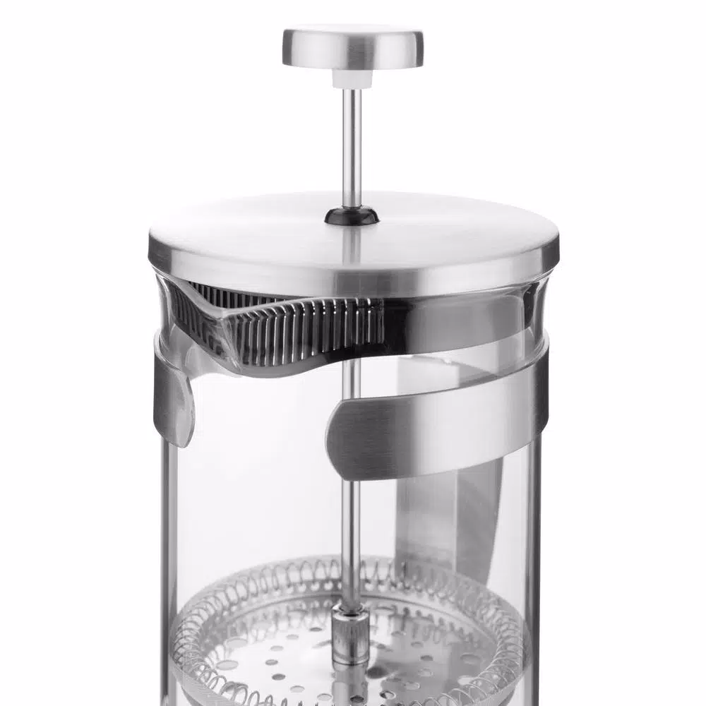 BergHOFF Essentials 2-Cup Stainless Steel French Press Coffee and Tea Maker, 16 fl. oz.