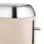 Kalorik Retro 2-Slice Wide Slot Toaster, Cream thumbnail 4