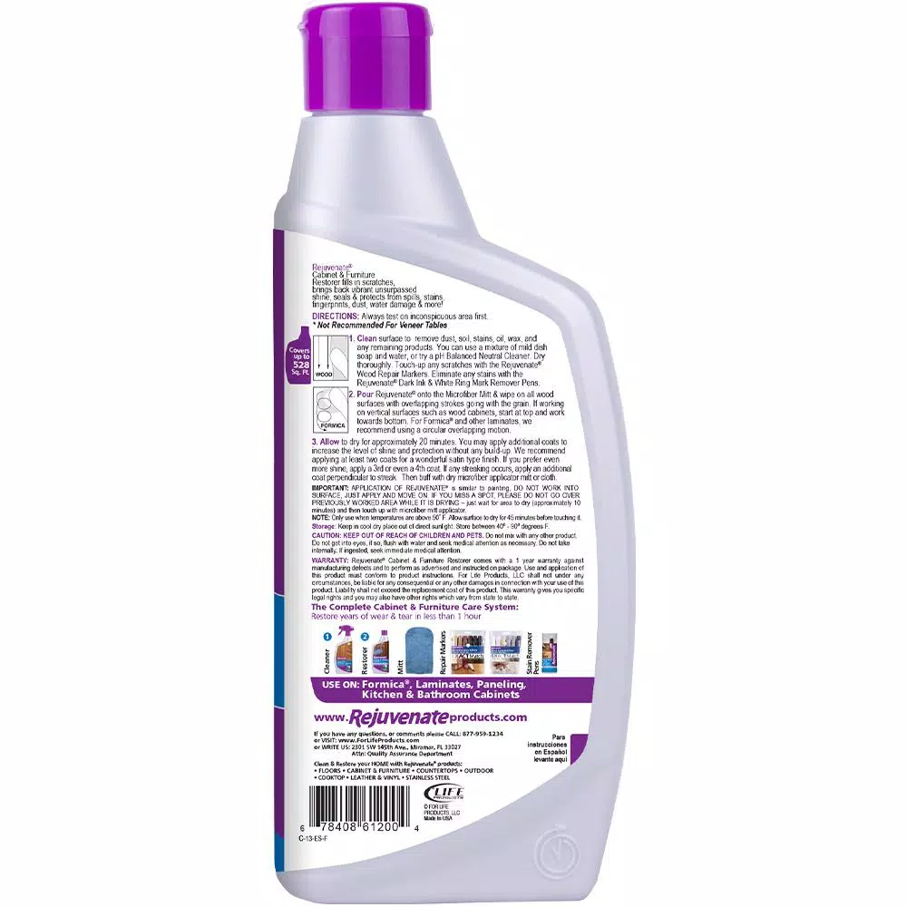 Rejuvenate 13 oz. Cabinet and Furniture Restorer and Protectant