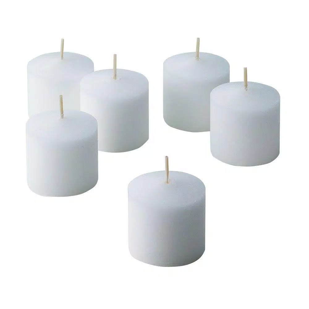 Light In The Dark White Unscented Votive Candles, 288 Count Bulk Set