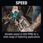 Makita 12V MAX CXT Cordless 3/8 in. and 1/4 in. Sq. Drive Ratchet Kit with 2.0 Ah Battery and Charger thumbnail 10