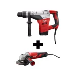 Milwaukee 10.5 Amp 1-9/16 in. SDS-Max Corded Rotary Hammer Kit with Free 5 in. Small Angle Grinder thumbnail 1