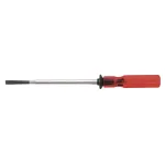 Klein Tools 1/4 in. Slotted Screw-Holding Flat Head Screwdriver, 8 in. Round Shank thumbnail 1