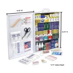 Rapid Care 1110-Piece Industrial First Aid Cabinet - 4 Shelf ANSI/OSHA Compliant thumbnail 4