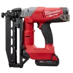 Milwaukee M18 FUEL 16-Gauge Cordless Straight Finish Nailer Kit w/ 2.0 Ah Battery, Charger & Bag thumbnail 1