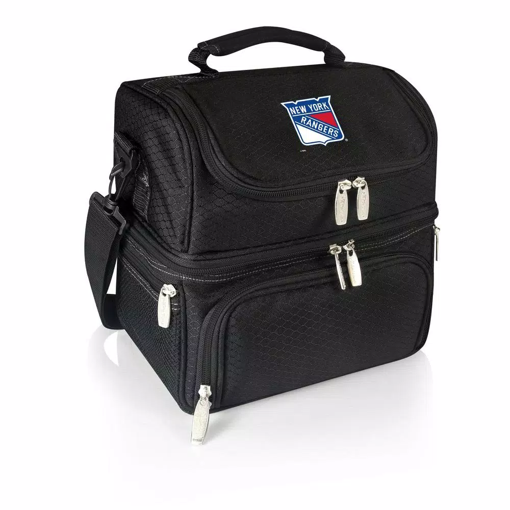 Picnic Time Pranzo New York Rangers Black Insulated Lunch Bag & Picnic Tote Set