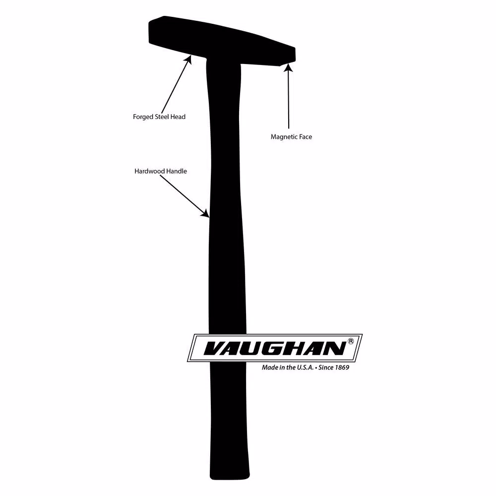 Vaughan 5 oz. Magnetic Tack Hammer with Hickory Handle