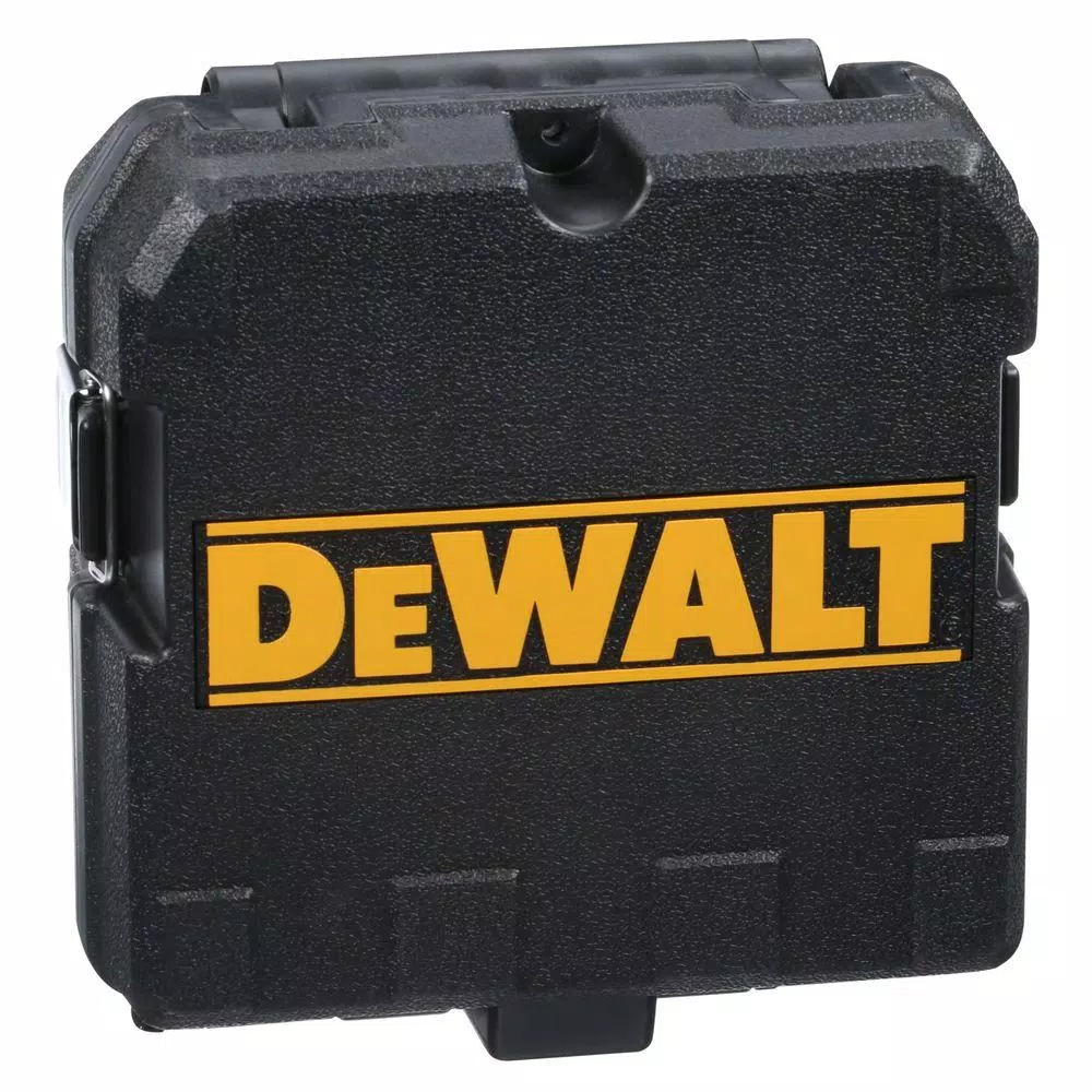 DEWALT Red Self-Leveling Cross-Line and Plumb Spot Laser Level with Case