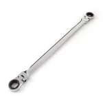 TEKTON 11/16 in. x 3/4 in. Extra Long Flex-Head Ratcheting Box End Wrench thumbnail 1