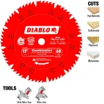 Diablo 12 in. x 60-Teeth Combination Carbide Circular Saw Blade thumbnail 5