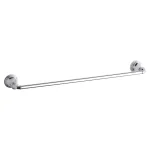 KOHLER Devonshire 3-Piece Bathroom Hardware Set - Towel Bar, Ring, and Toilet Paper Holder in Polished Chrome thumbnail 3