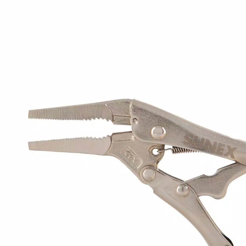 SUNEX TOOLS Sunex LP6L 6 in. Long Nose Locking Pliers with 2 in. Jaw Capacity